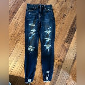 American Eagle, skinny jeans like new size 2